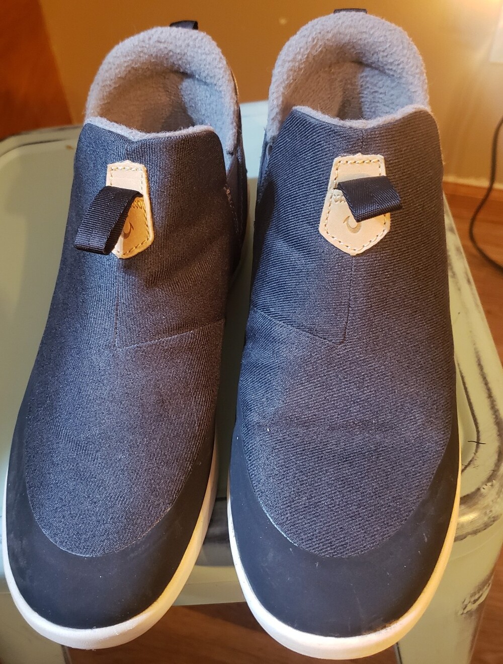 Ohana Men's Slip-On Casual Sneakers - Navy